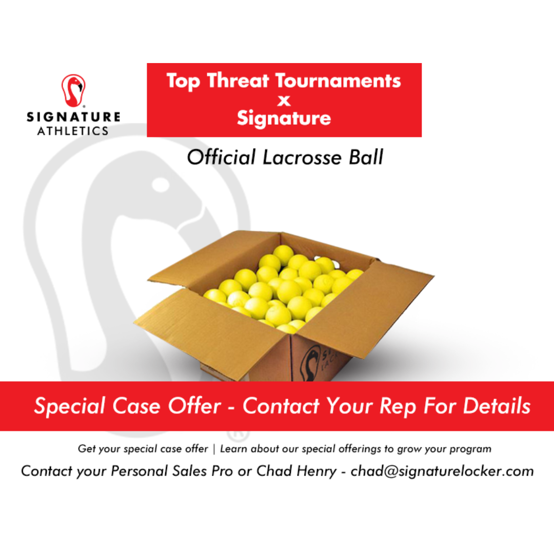 Signature Athletics Lacrosse Ball Sponsor Top Threat Tournaments