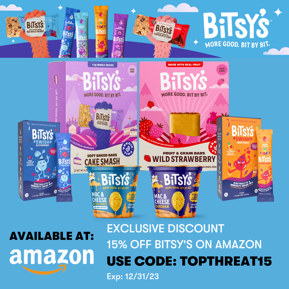 Top Threat + Bitsy's Discount Code On Amazon